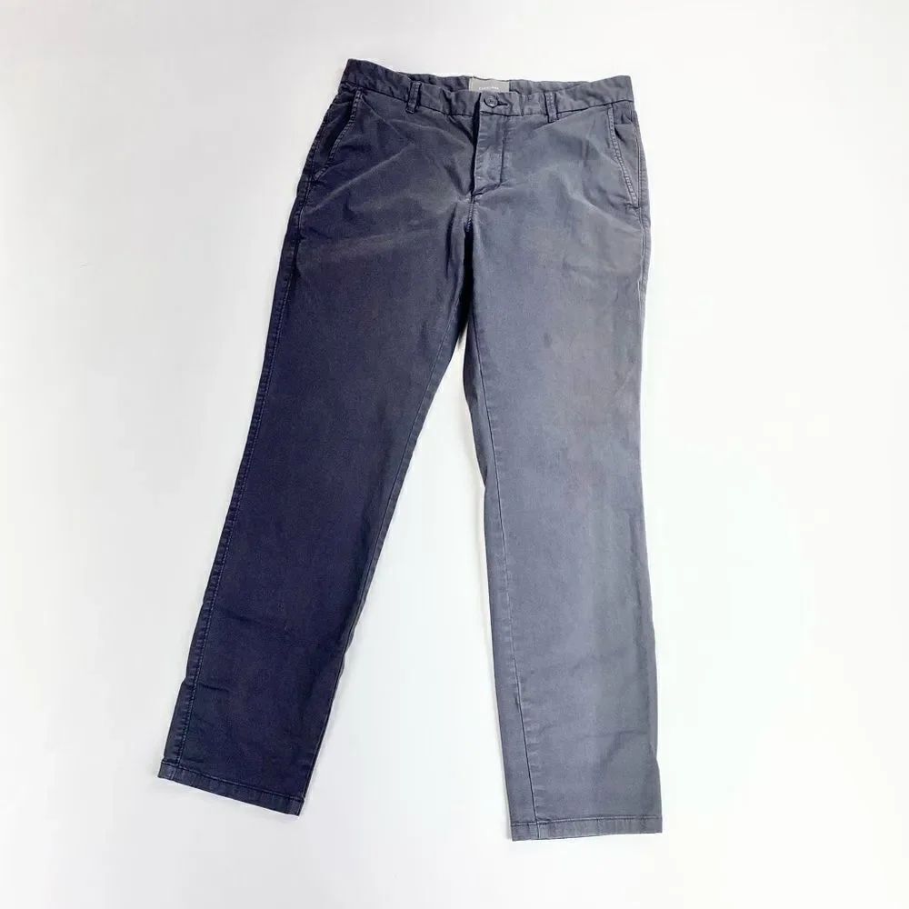 Everlane midweight grey slim chino pant 32 x 34